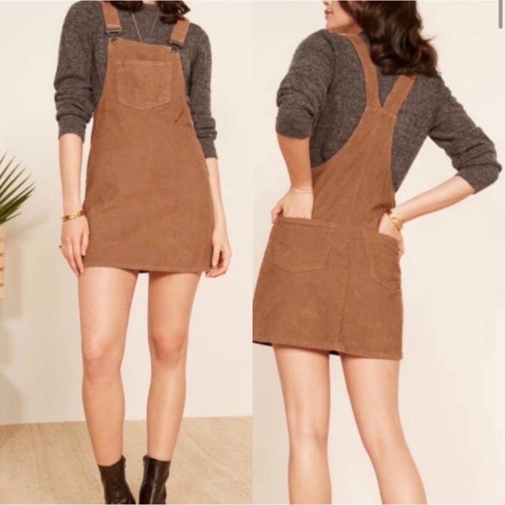 REFORMATION Lane Corduroy Jumper Overalls size 2